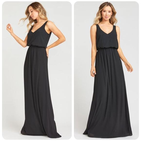 Show Me Your Mumu Kendall Bridesmaid Maxi Dress Black Size XX-Small New With Tag - Picture 10 of 10